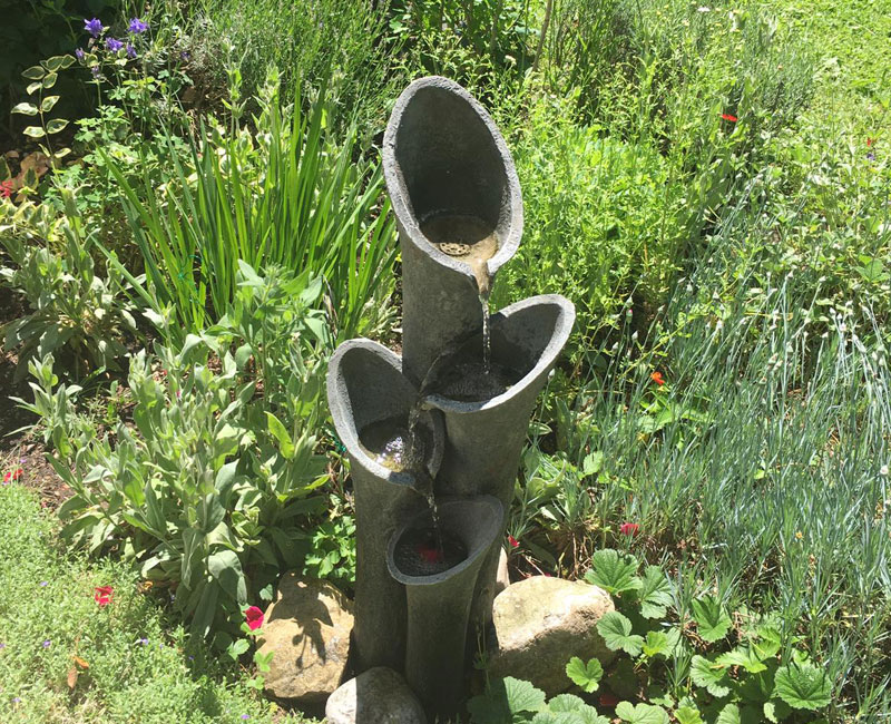 Brunnen im Garten
